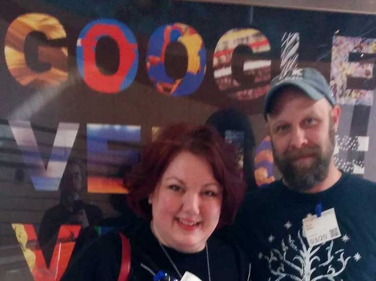 Anne and Rod at Google